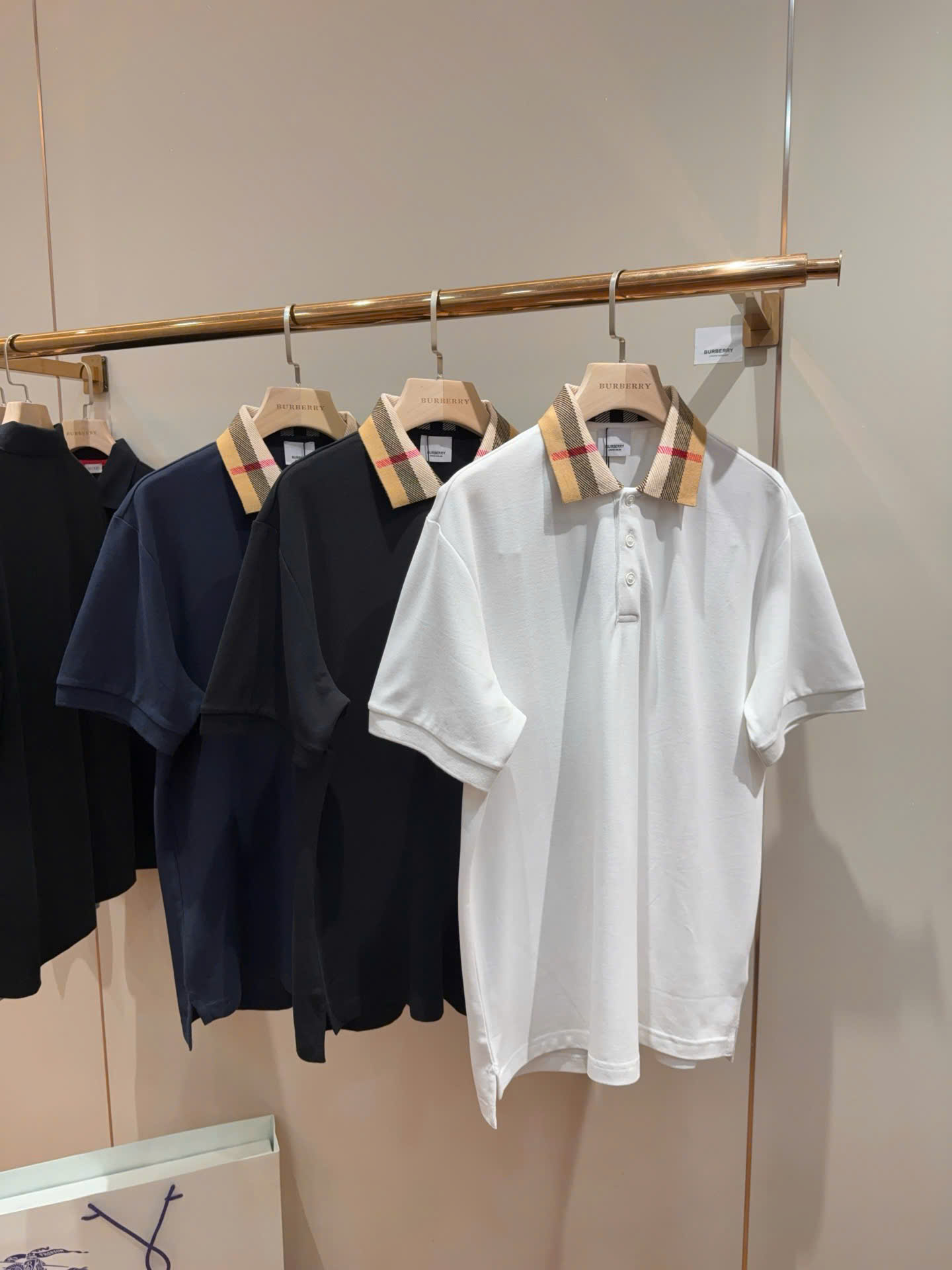 Polo BBR check cổ 3 mầu