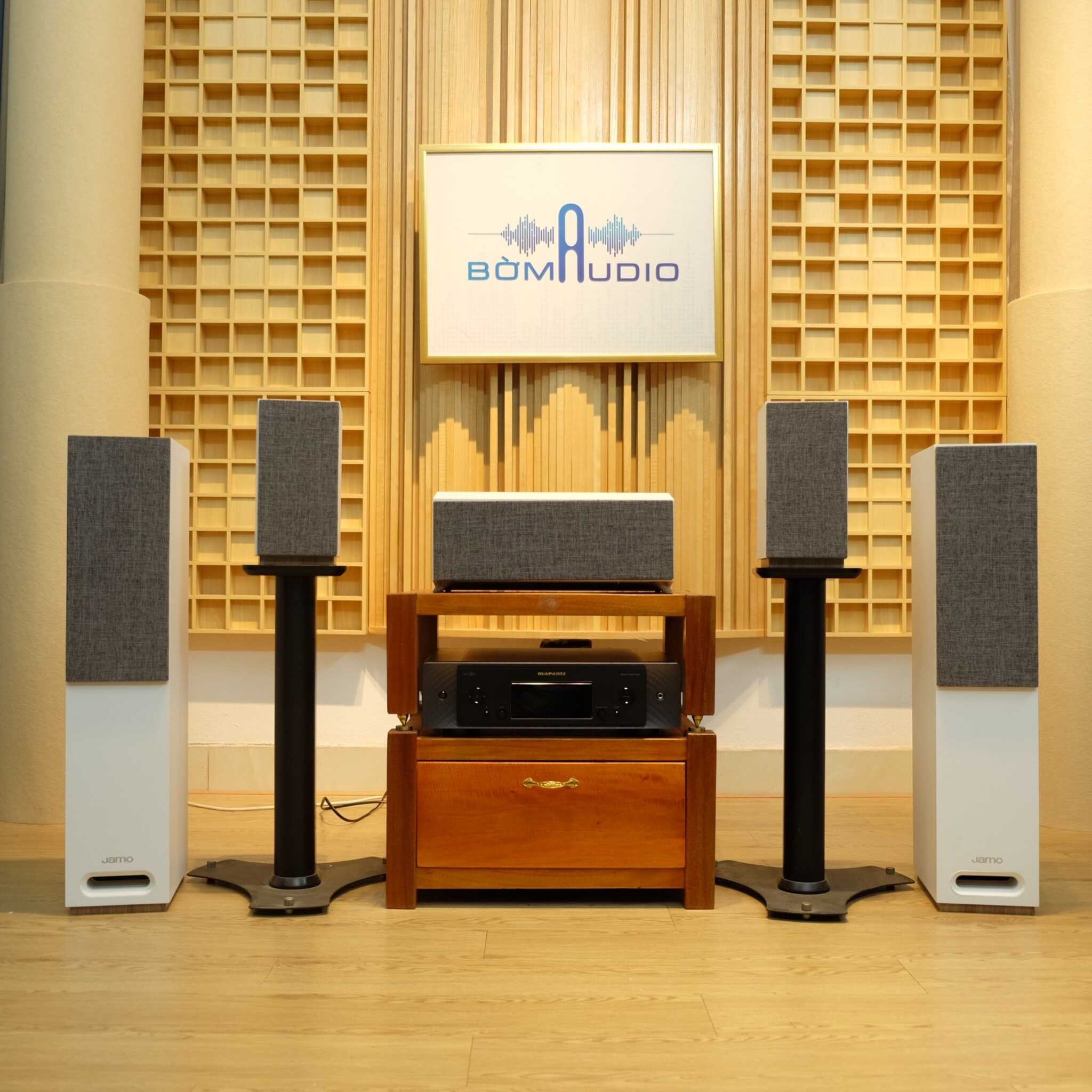 Hình ảnh chụp thực tế Bộ loa JAMO S805 HCS tại Bờm Audio