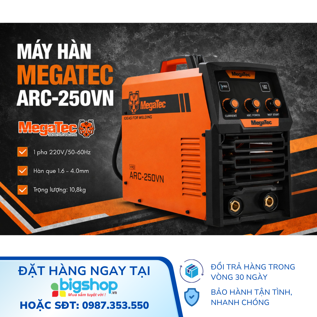Máy hàn que ARC-250VN- MEGATEC