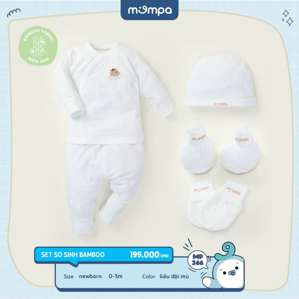 Set ss bamboo gân Mompa