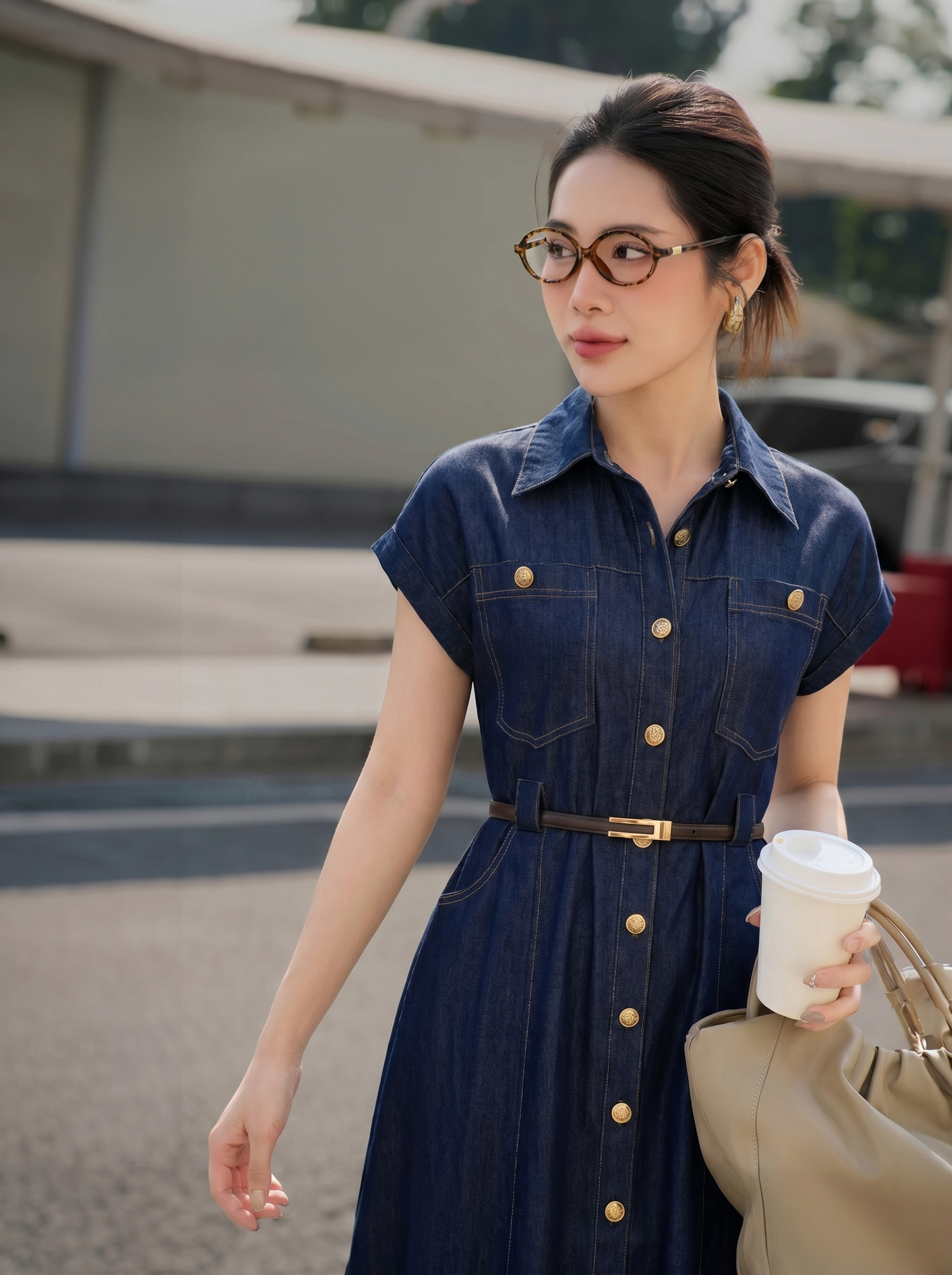 Đầm sơ mi jean 26200_thumbnail_2
