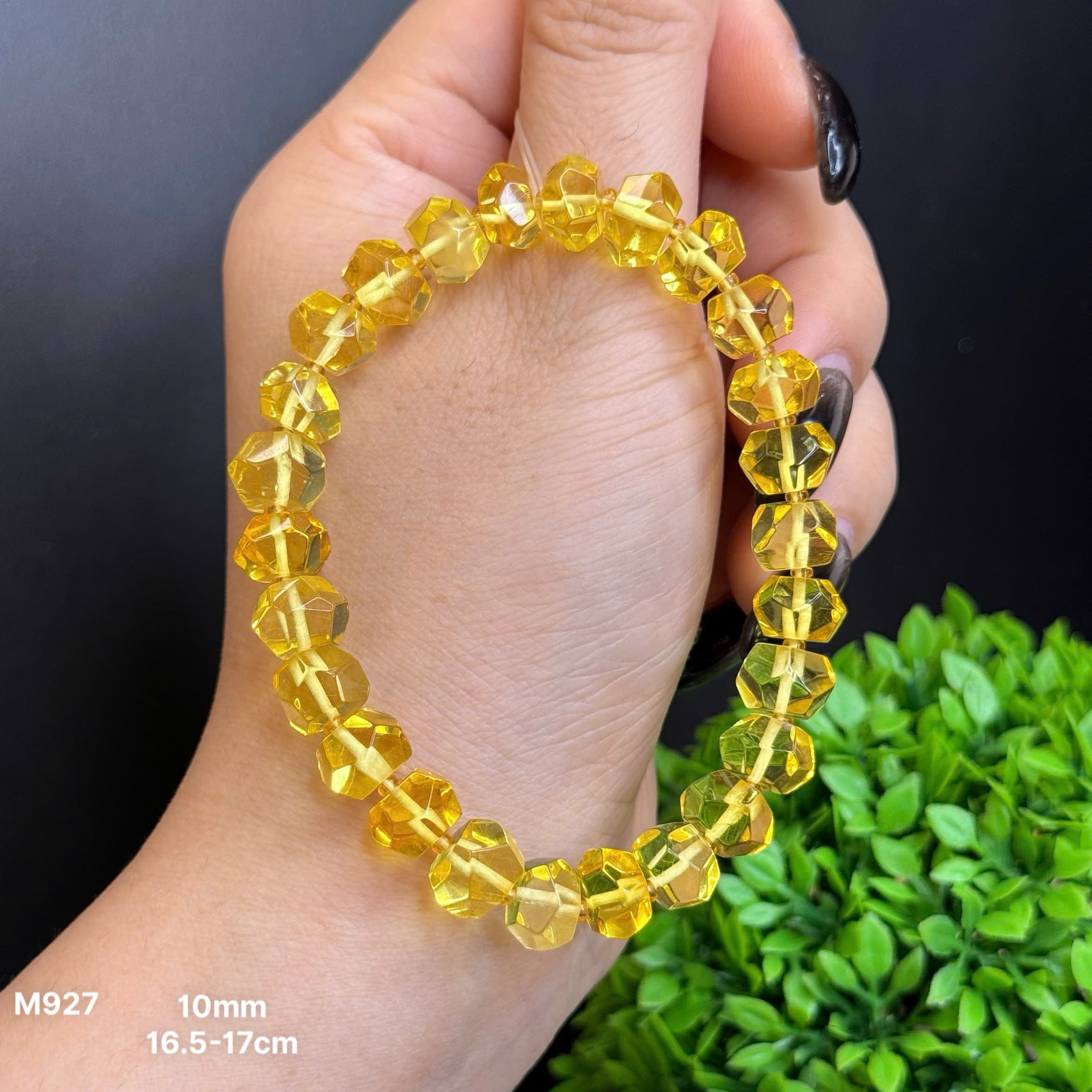 Lắc Tay Cắt Giác Vàng Trong - M927