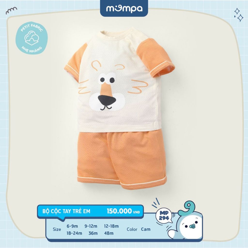 Bộ cộc petit thủng động vật Mompa_thumbnail_1