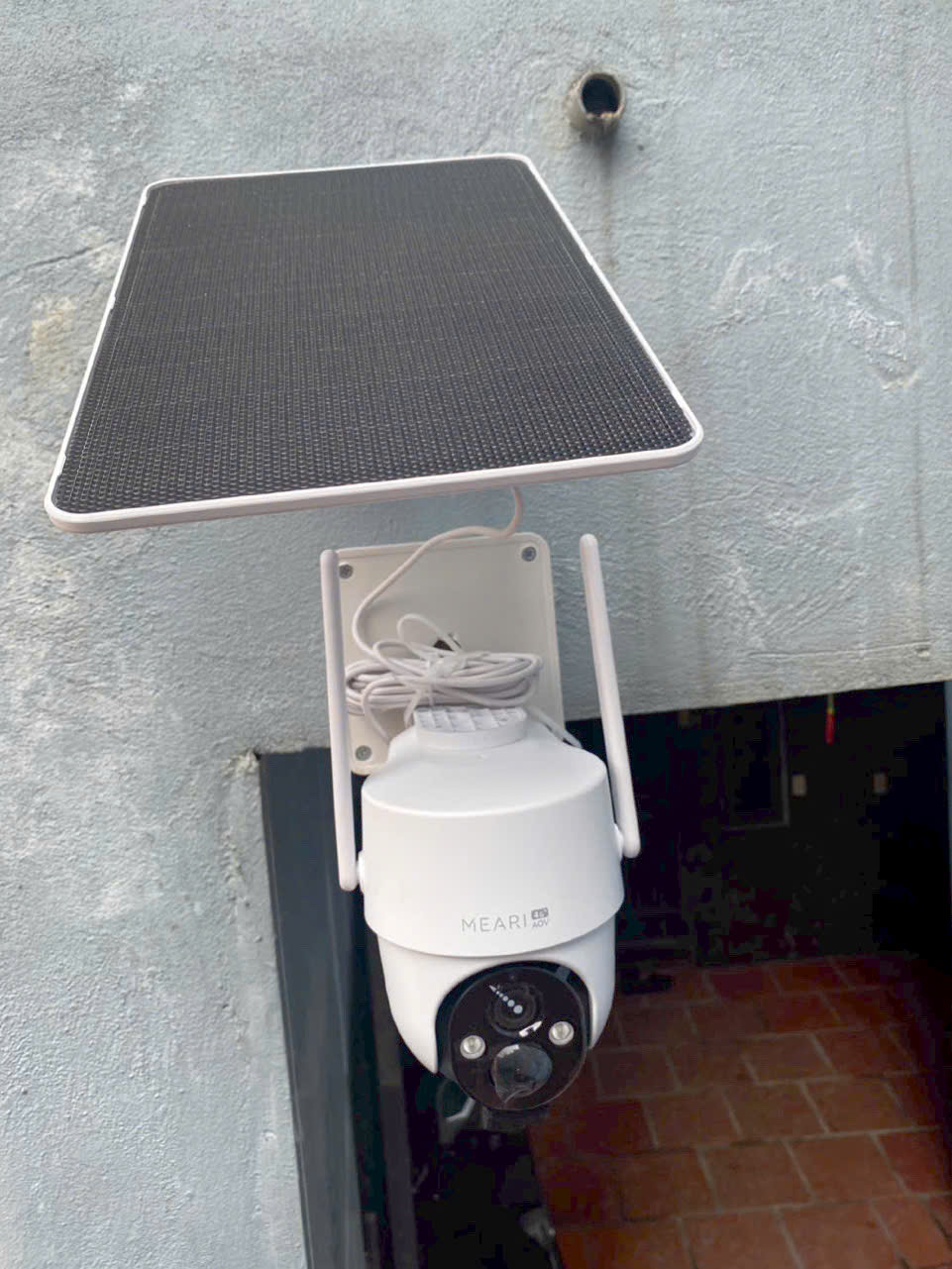 Camera Năng Lượng Mặt Trời Chạy Sim 4G quay quét ngoài trời 3MP, dùng để ghi hình ảnh, hỗ trợ khe cắm thẻ nhớ tới 512GB_thumbnail_3