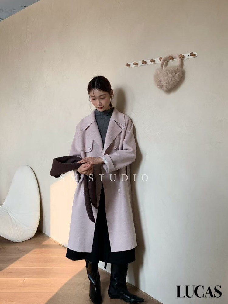 Áo khoác sm cổ vest tay dài dáng dài basic 9904_thumbnail_2