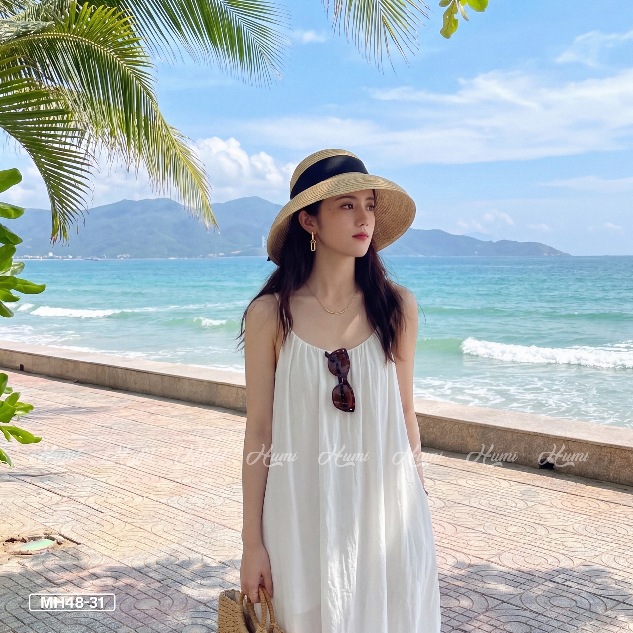 MŨ RƠM VÀNH CONG KIỂU PHÁP (MH48-32 ĐAI ĐEN)_thumbnail_3