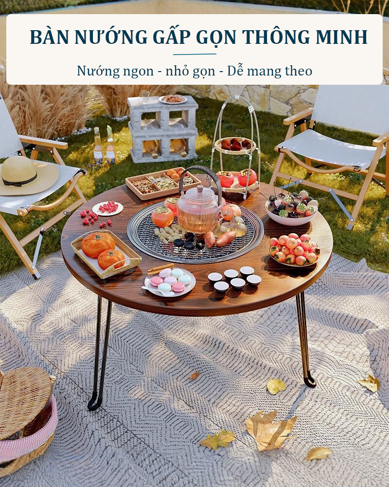 Bếp Nướng Dã Ngoại Đa Năng Gấp Gọn