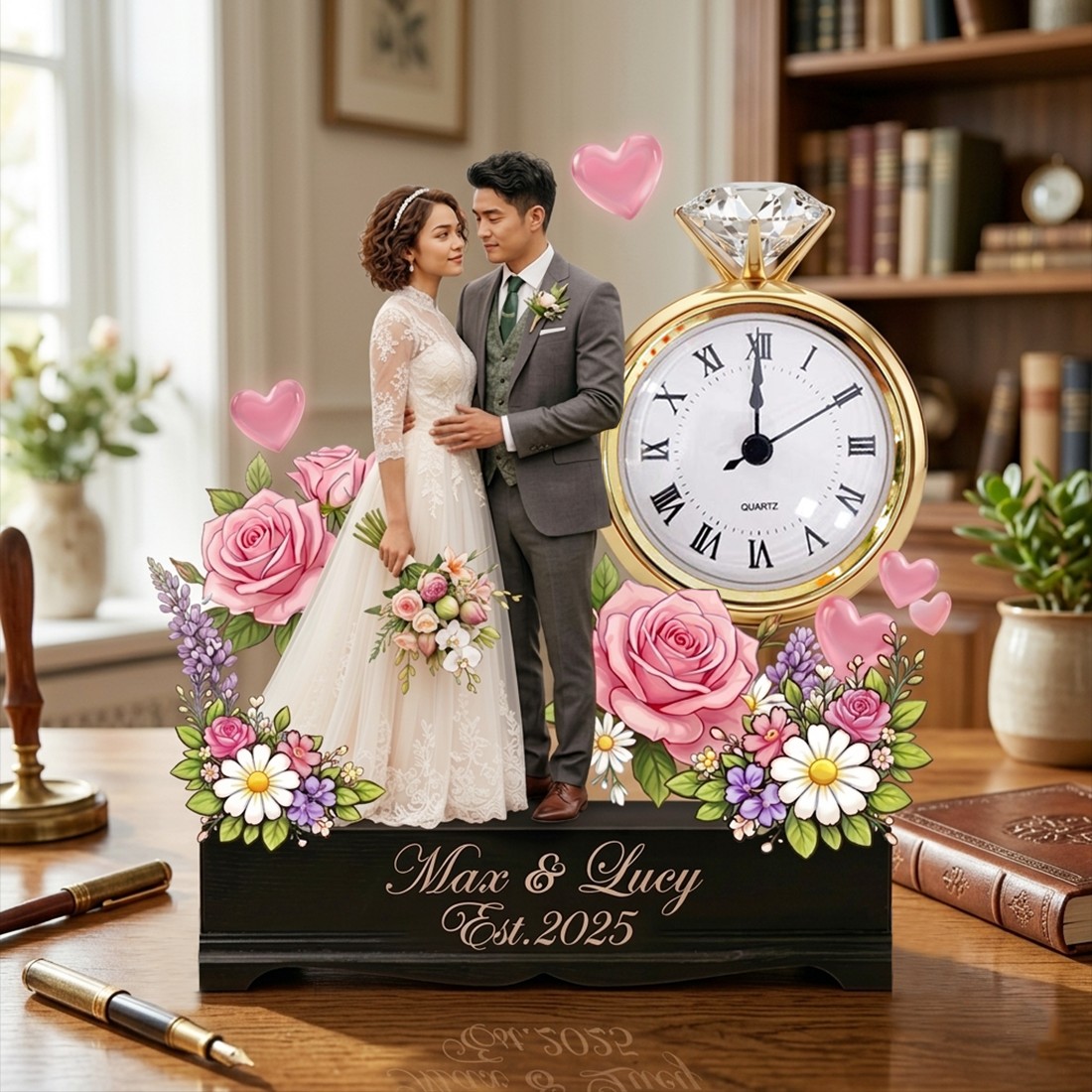 Đồng Hồ Để Bàn - In Theo Yêu Cầu, Tạo Hình Độc Đáo, Quà Tặng Trang Trí Phòng Ngủ, Phòng Khách_thumbnail_8