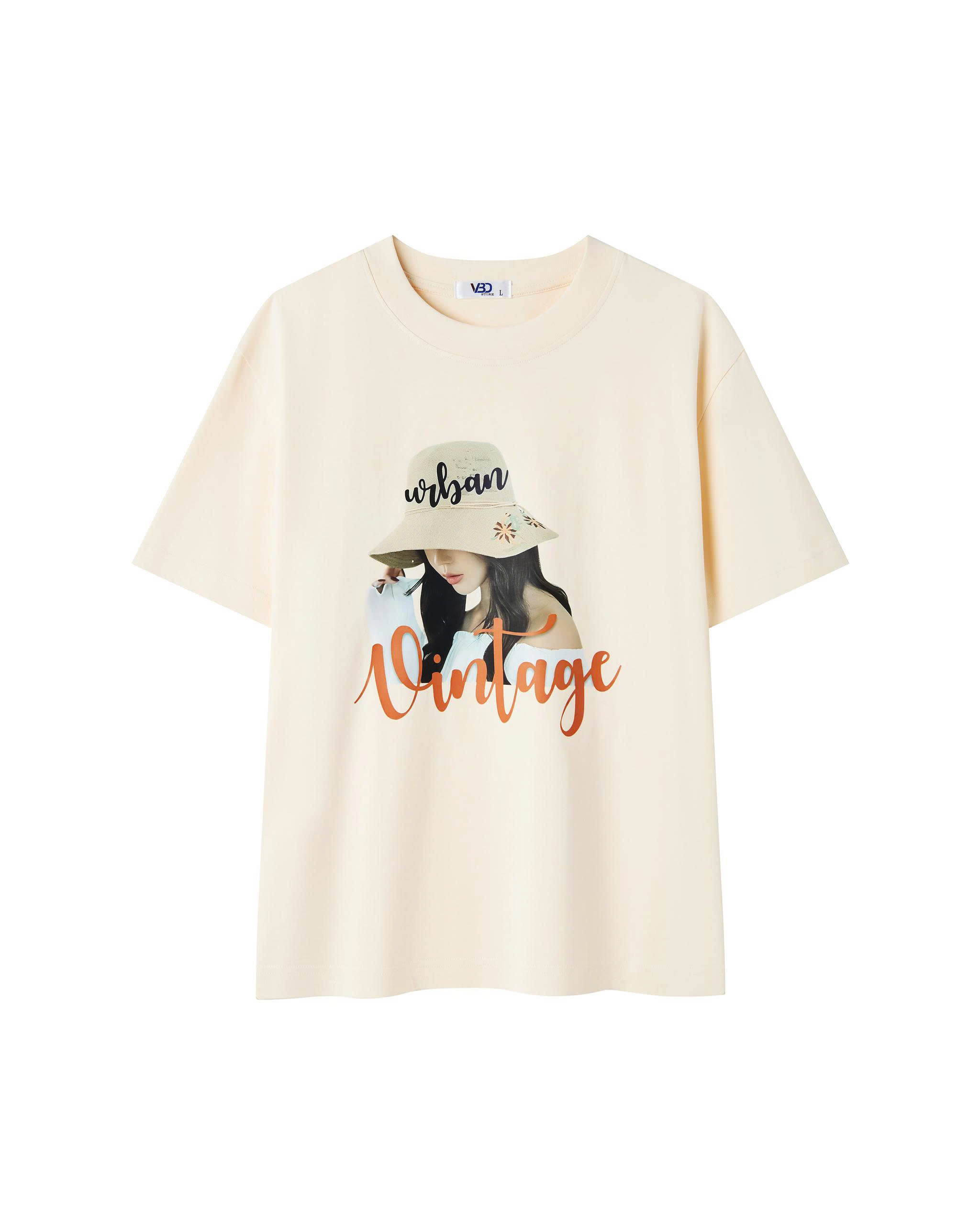 BIGSIZE NỮ - Áo thun form rộng in cô gái dành cho nàng béo 55-95kg V-AK103-1