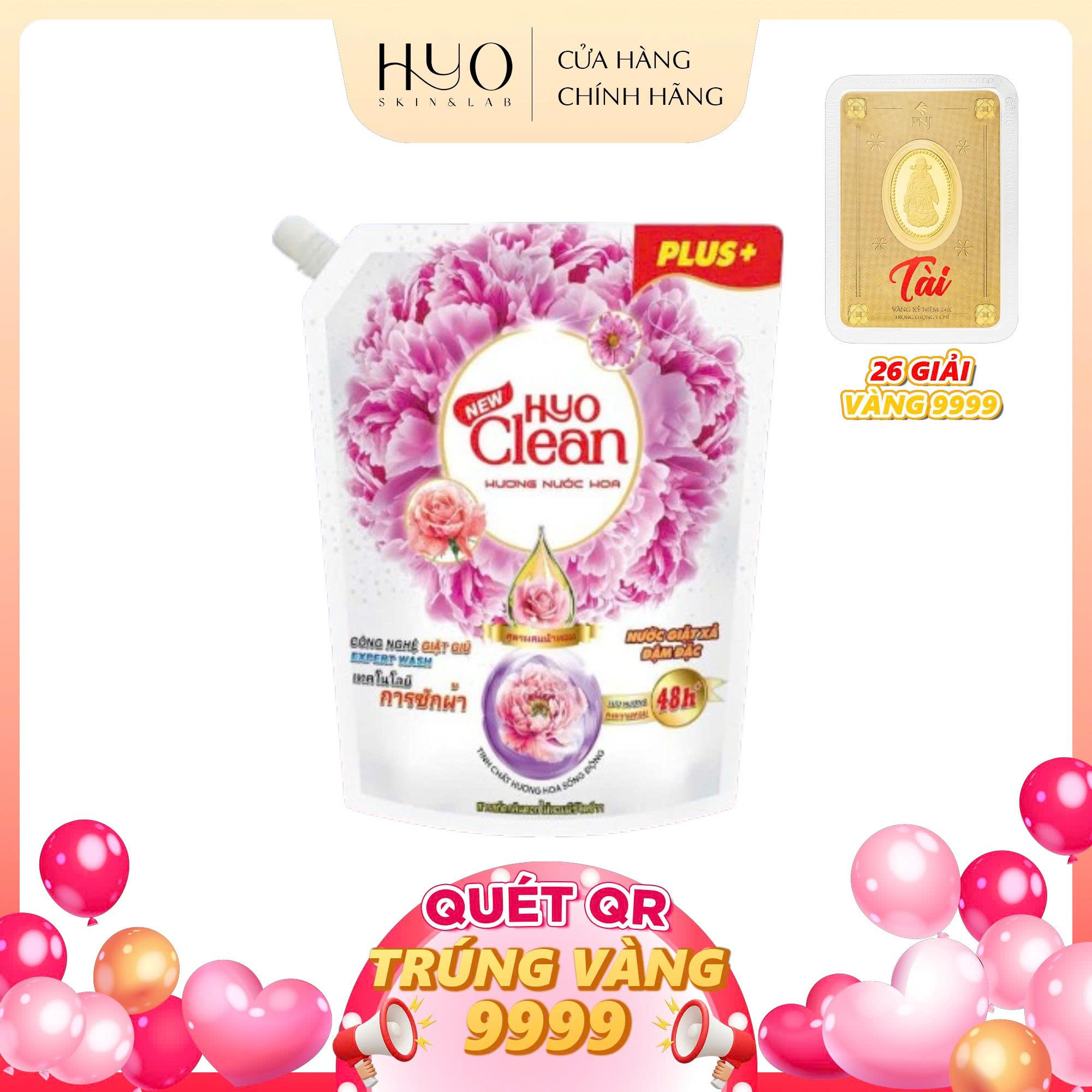 [A90] NƯỚC GIẶT HYO CLEAN HƯƠNG NƯỚC HOA - HYO SKIN & LAB - 2 LÍT_thumbnail_1