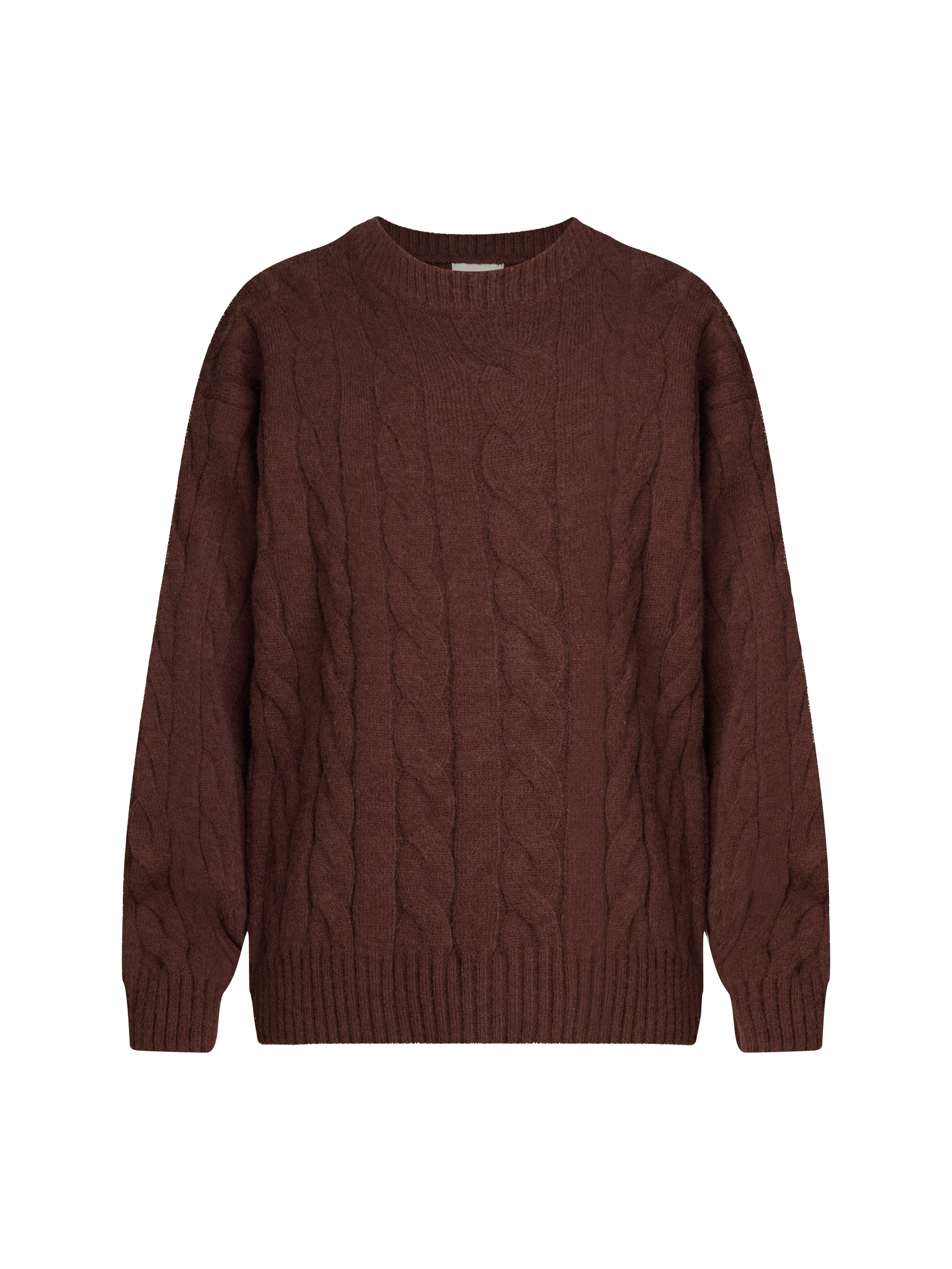 Áo Sweater Twisted-Wool Sợi Viscose Form Relaxed_thumbnail_16