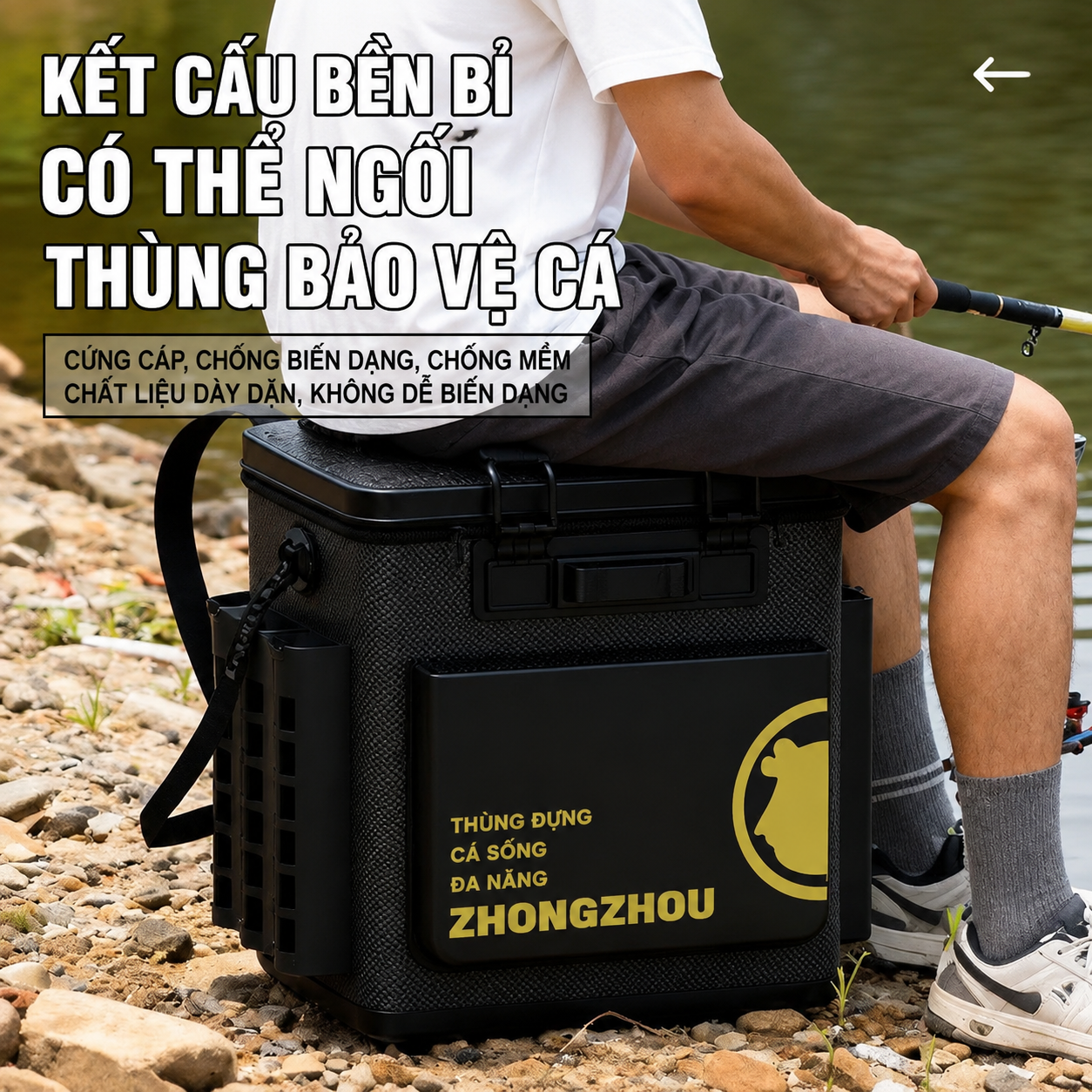 Thùng Đựng Đa Năng Mặt EVA Cứng ZHANGZHAU 46x27x49cm_thumbnail_1