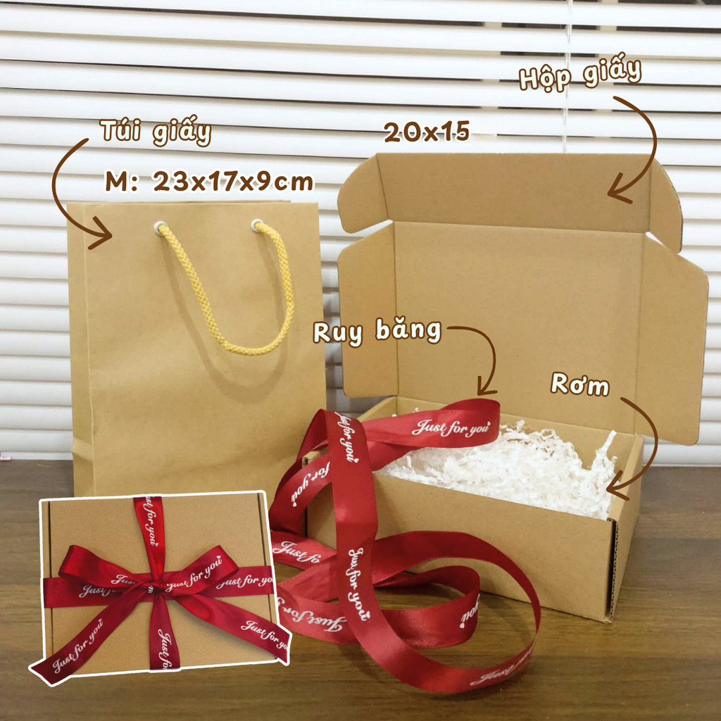 Set Giftbox gói quà + Túi giấy kraft_thumbnail_2