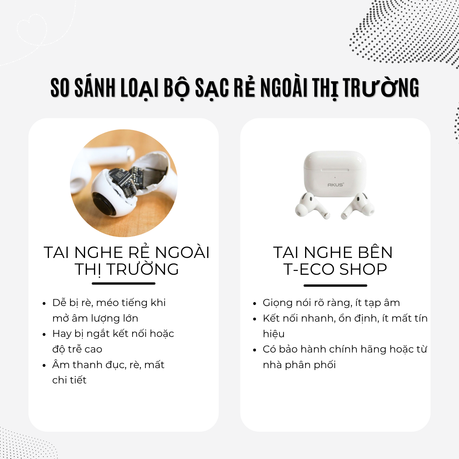 T-ECO SHOP | Tai Nghe Bluetooth Không Dây AKUS A8PRO Nhét Tai Kết Nối Ổn Định Kèm Hộp Sạc_thumbnail_7