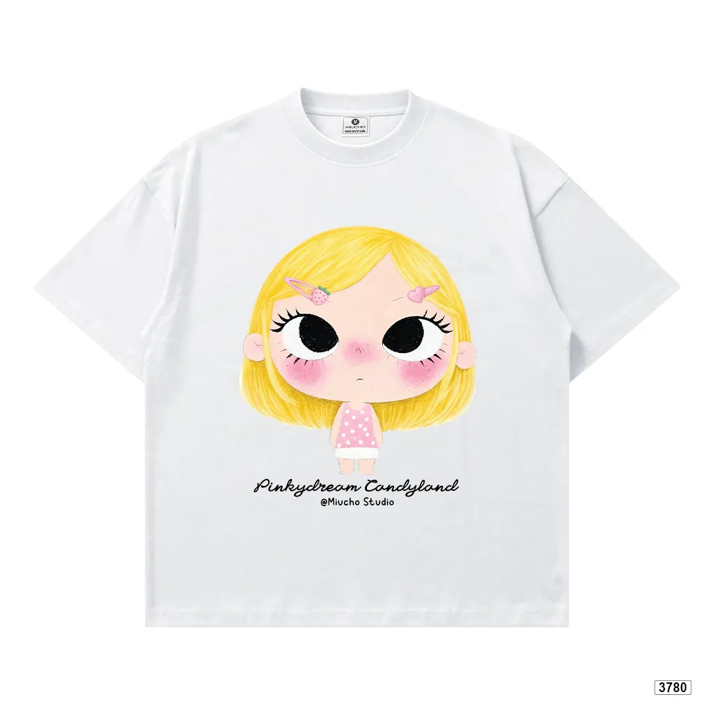 Áo thun nữ form boxy Kawaii Girl bé gái dễ thương style Hàn Quốc Miucho 3780_thumbnail_9