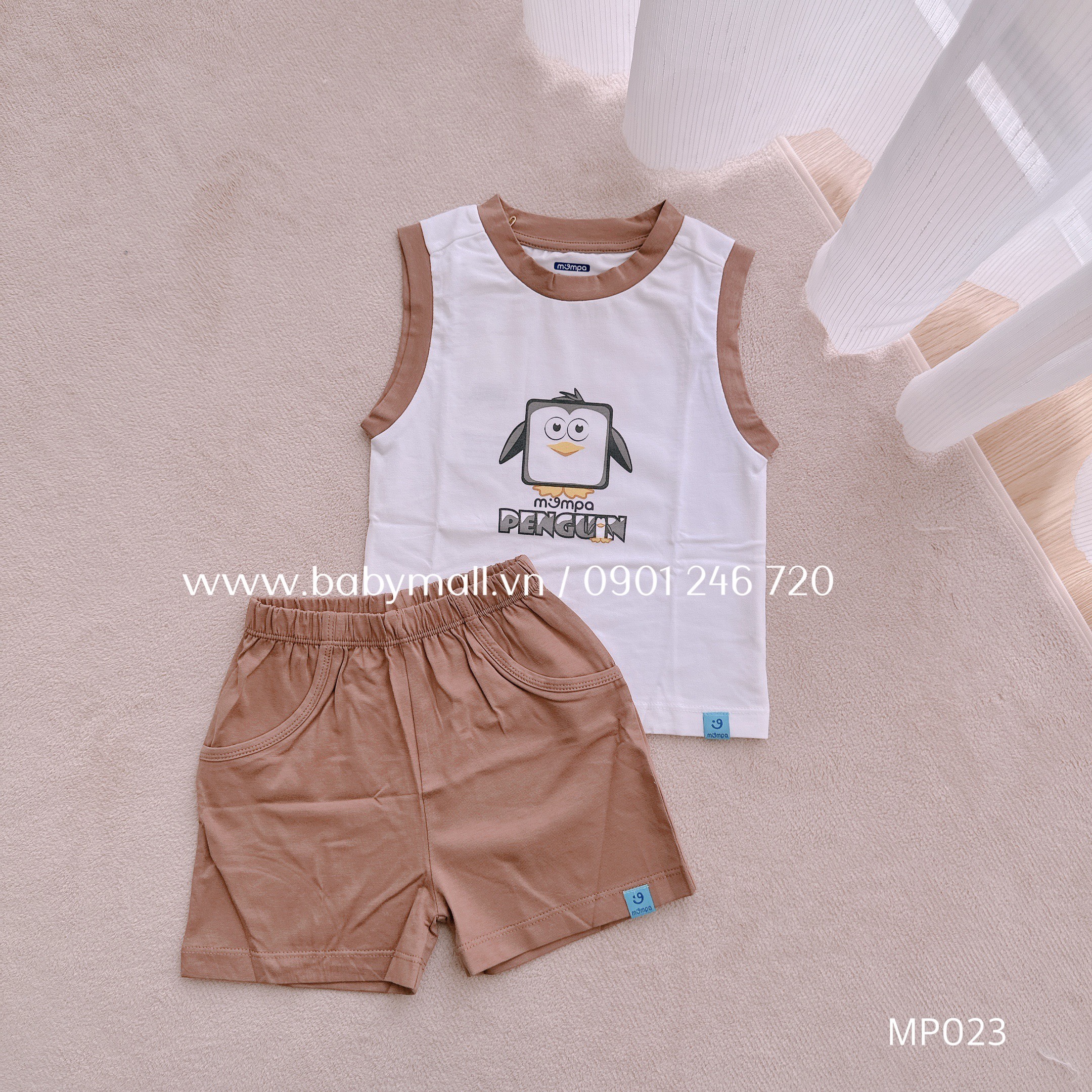 SALE - Bộ Kids ba lỗ CÚ MÈO Mompa_thumbnail_1