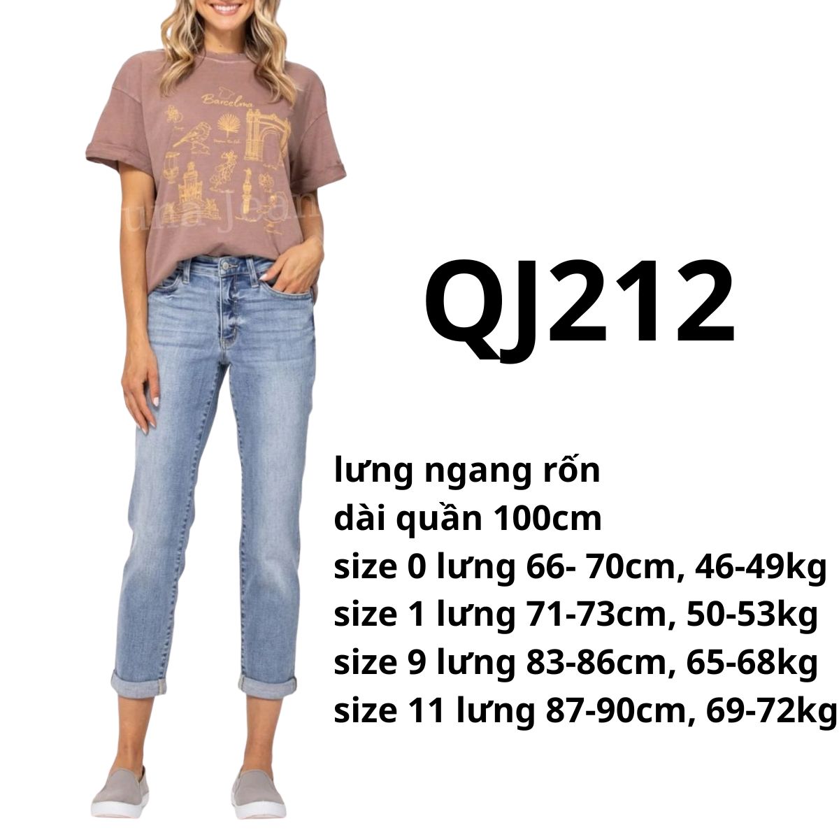 QJ212-QUẦN JEANS JB RELAX-SÁNG