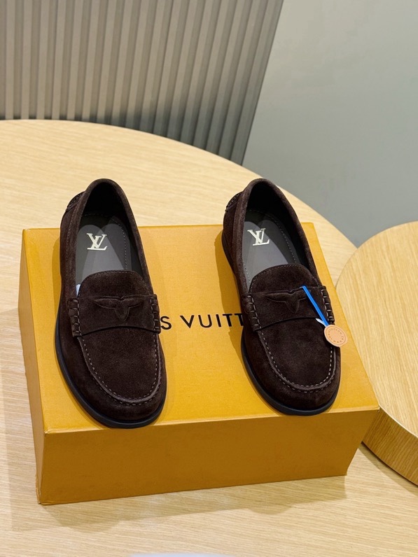 Giày Slipon Da Lộn LV