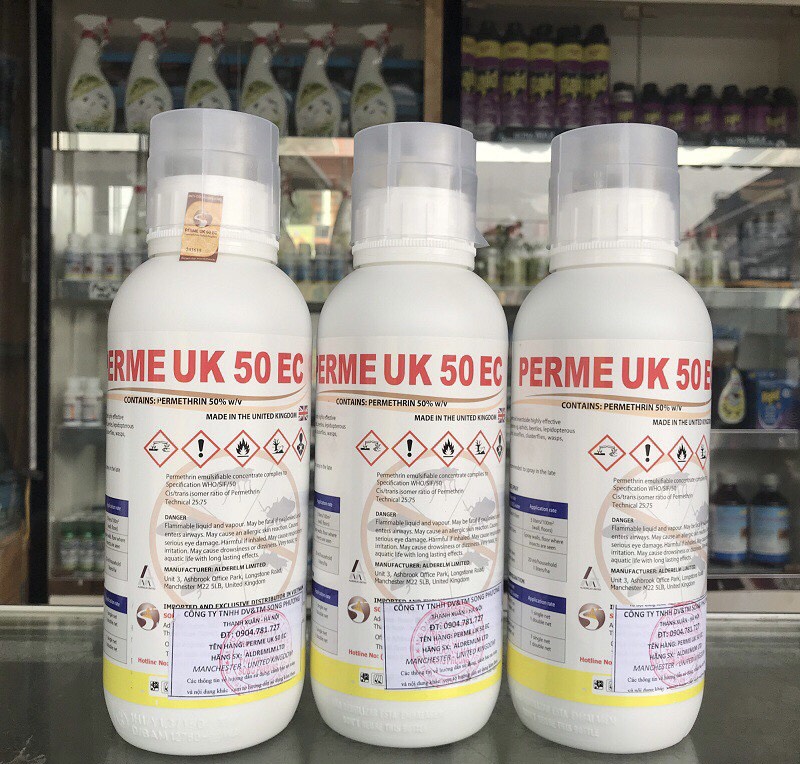 THUỐC DIỆT MUỖI PERME UK 50EC 1 Lít (Anh Quốc)