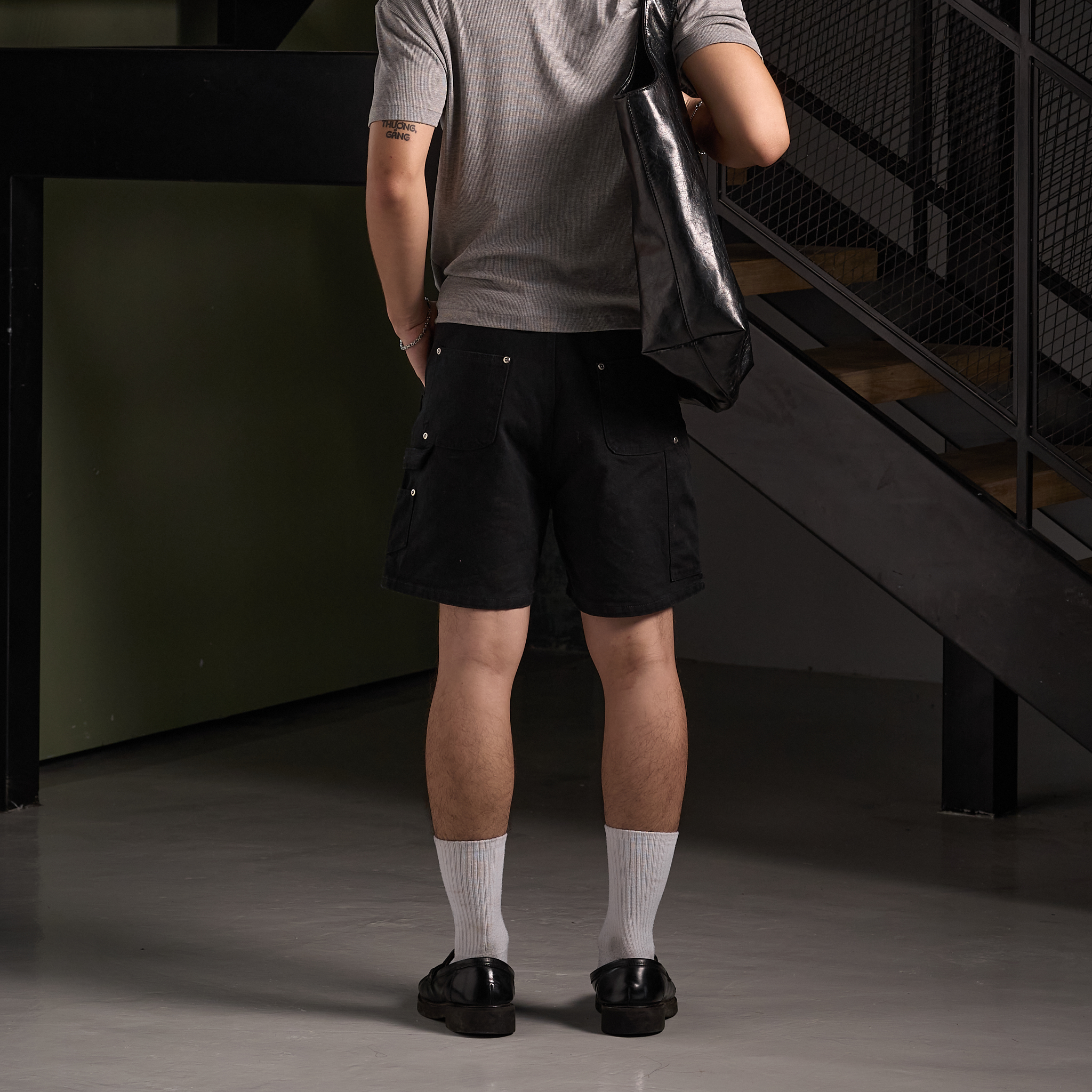 IMPERFECT - QUẦN SHORT DOUBLEKNEE VẢI CANVAS 420GSM DÀY DẶN, PHONG CÁCH ĐƯỜNG PHỐ NAM MENSWEAR_thumbnail_11