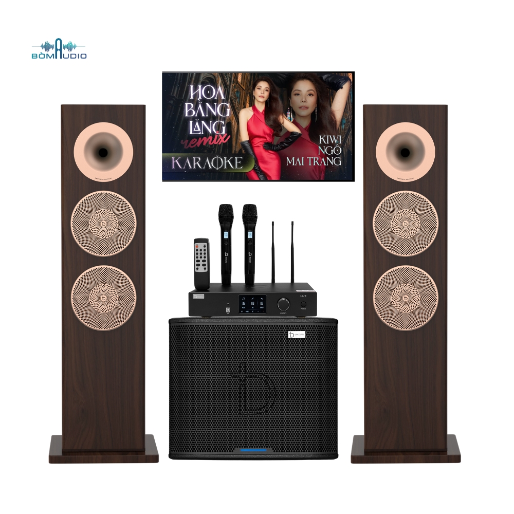 Combo Karaoke JD1 Amply Karaoke DBACOUSTIC LX H6 + Loa Full DBACOUSTIC LX SH28 + Loa Sub DBACOUSTIC LX S32SA G2_thumbnail_1