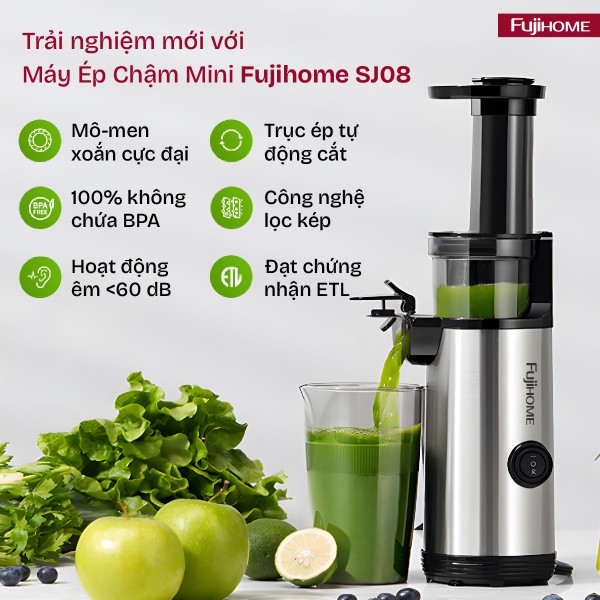 Máy ép chậm mini Fujihome SJ08_thumbnail_1