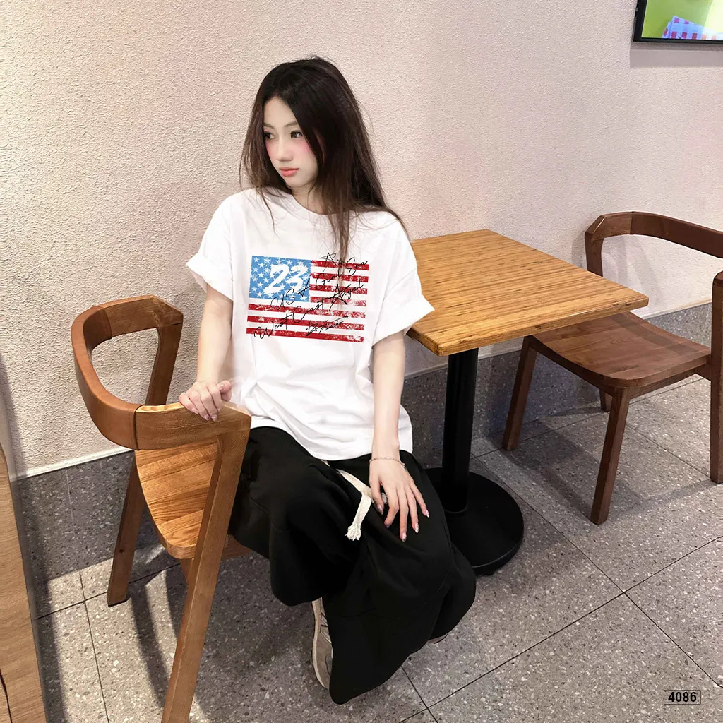 Áo thun boxy unisex cá tính Miucho 4086_thumbnail_2