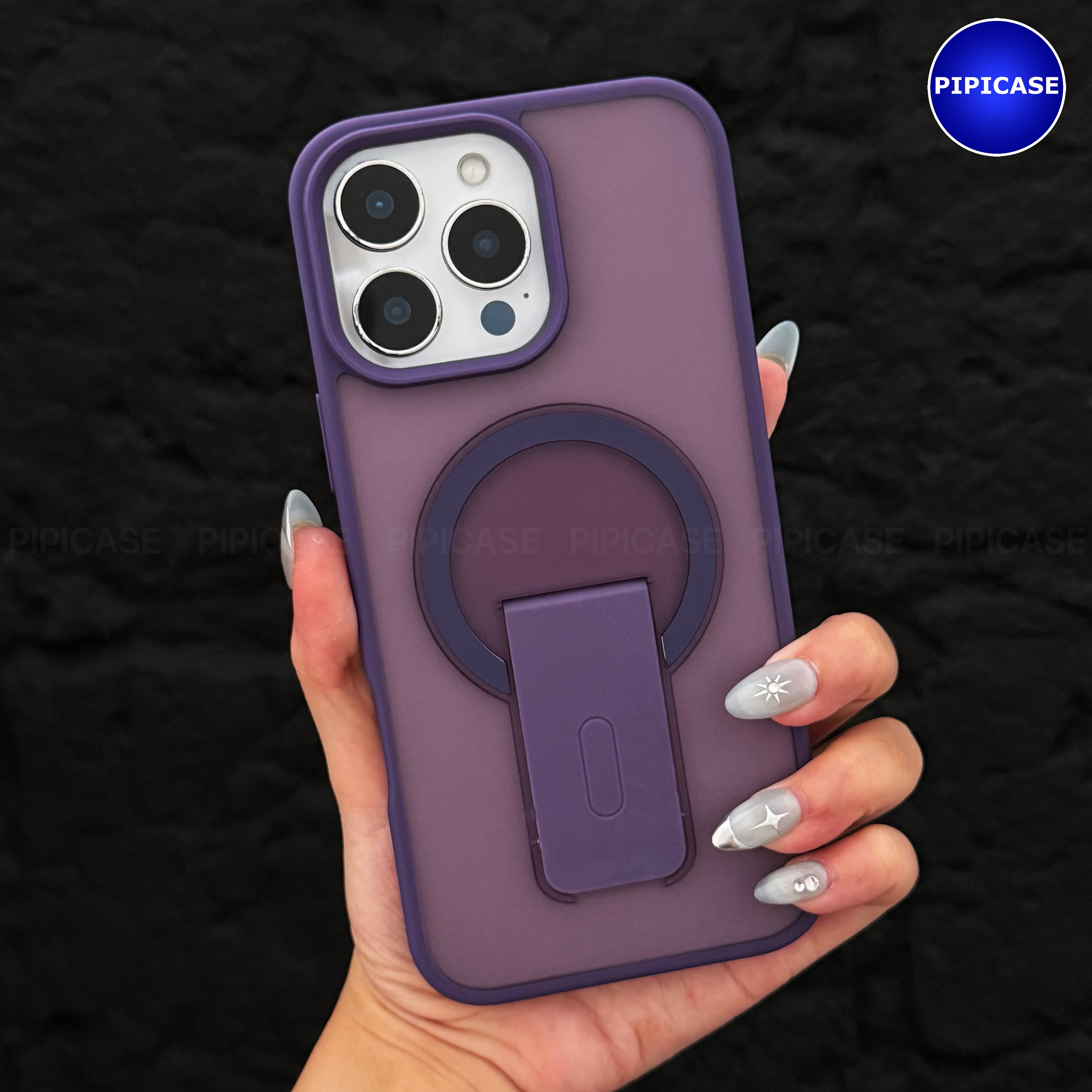 Ốp Lưng iPhone 16 Pro Max - Quin - Tím Đậm_thumbnail_2