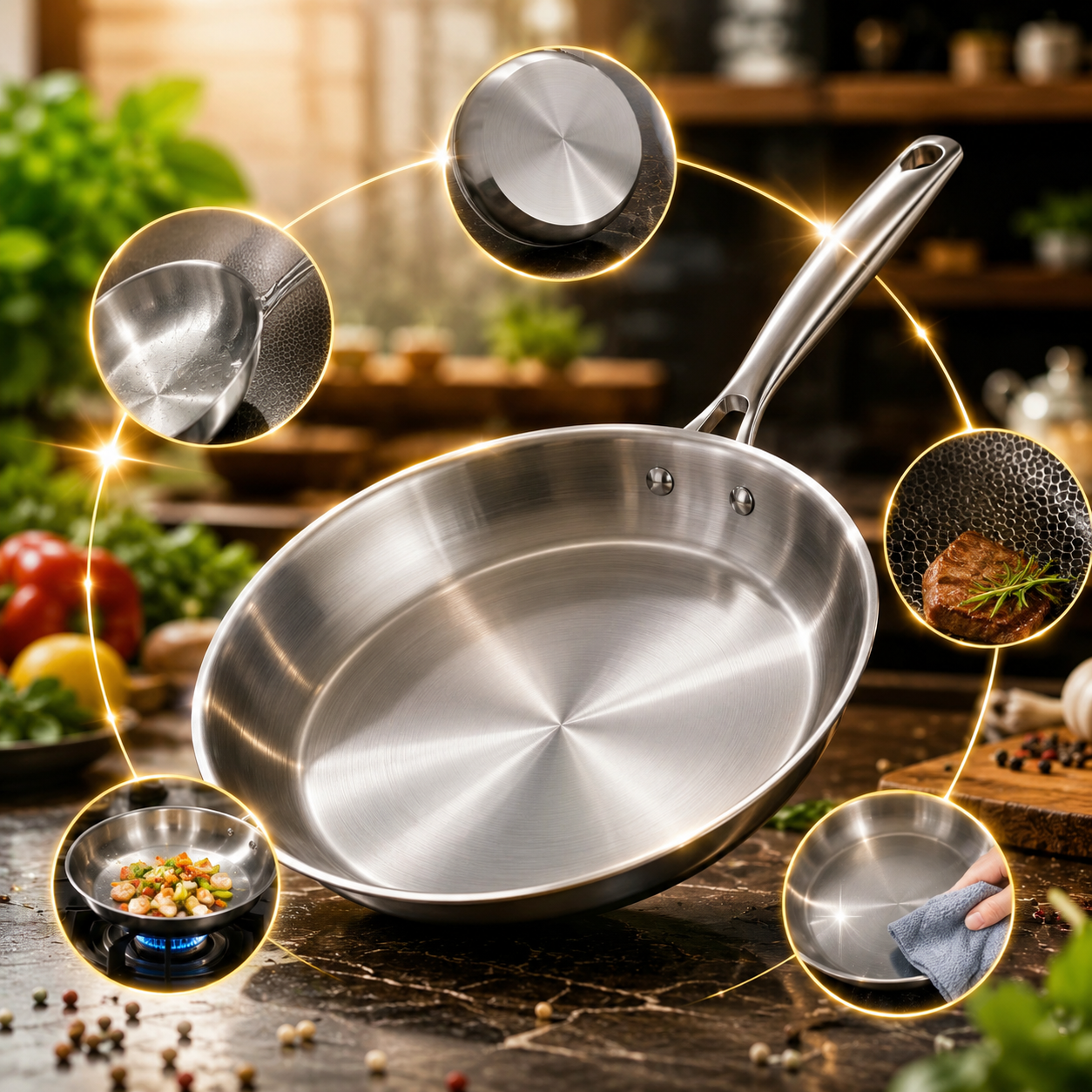 5 LÝ DO CHẢO INOX ĐƯỢC ƯA CHUỘNG?