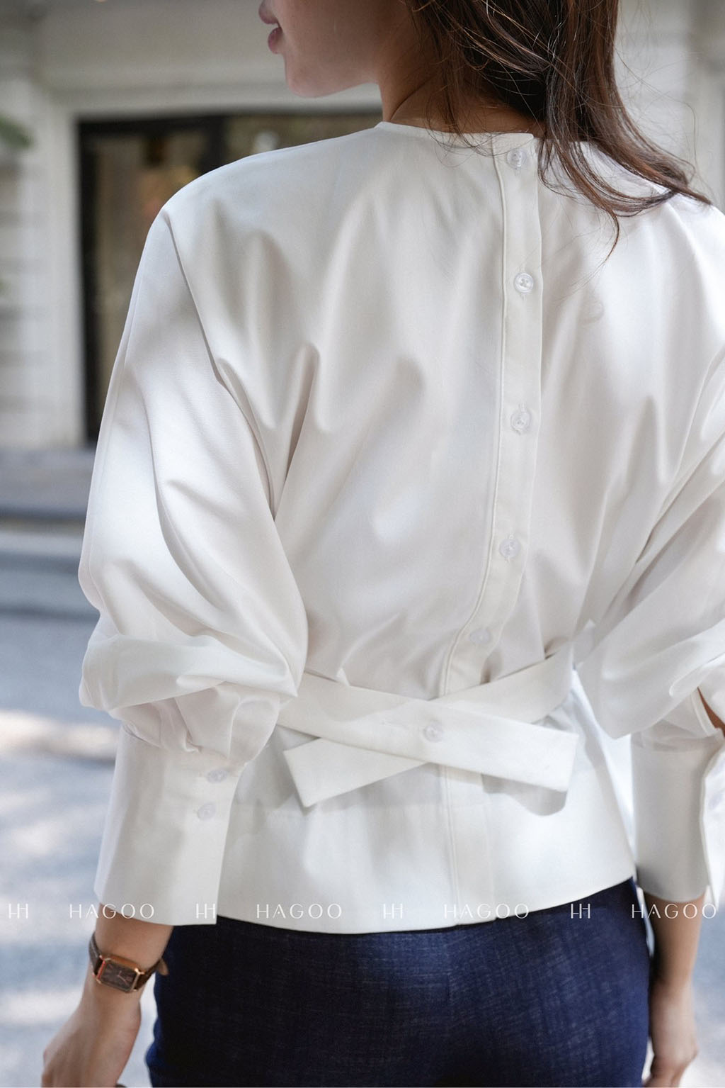 Áo sơ mi ly thân nẹp sau HAGOO_thumbnail_9