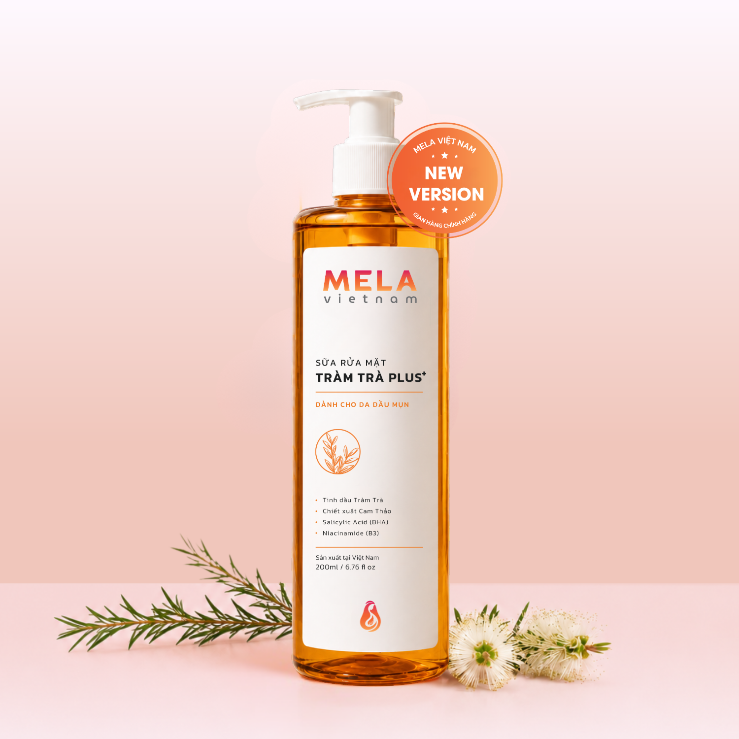 Sữa Rửa Mặt Tràm Trà Plus +