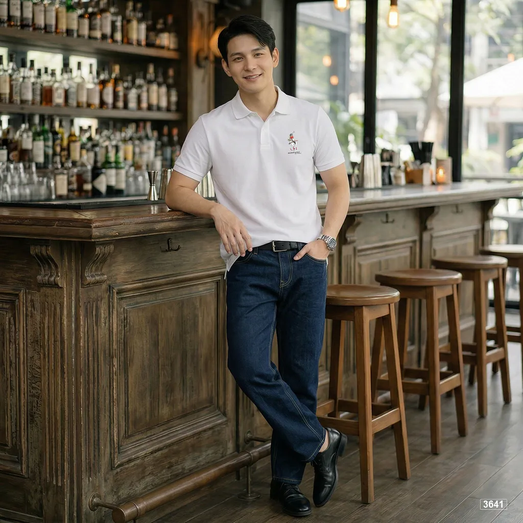 Áo polo cá sấu form regular đơn giản dễ phối Polux 3641_thumbnail_3