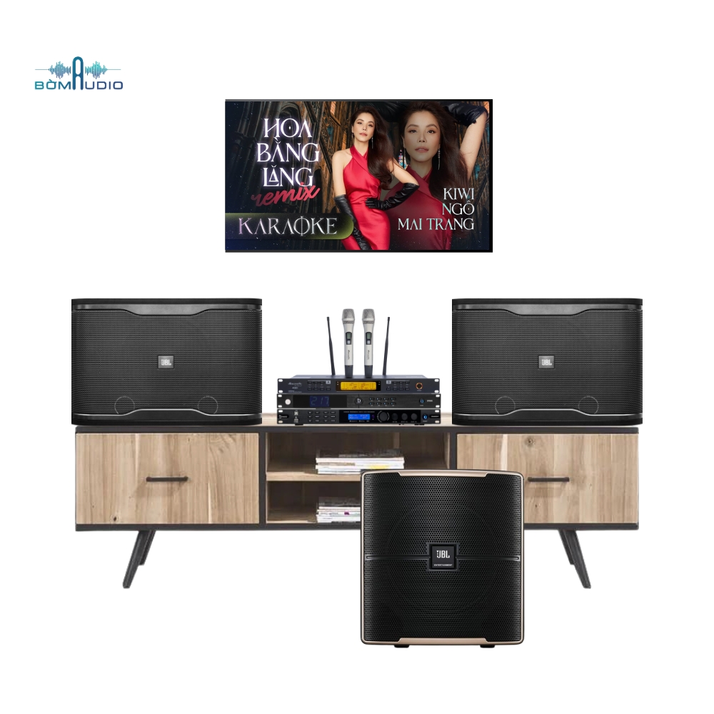 Combo Karaoke JD469  Vang Số DBACOUSTIC D500P + Micro DBACOUSTIC DB450II V2 + Quản Lý Nguồn DBACOUSTIC SP 600S + Loa Full JBL RM 210 + Loa Sub JBL PASION 12SP_thumbnail_0