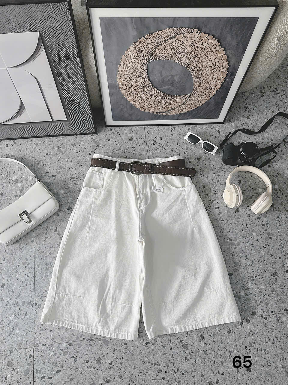 BIGSIZE NỮ - Quần kaki jean lửng 65cm T-QSJ65_thumbnail_1