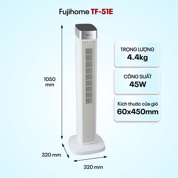 Quạt tháp cao cấp Fujihome TF-51E_thumbnail_1