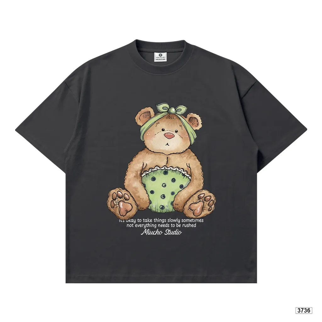 Áo thun nữ form boxy hoạt hình gấu nhỏ đáng yêu Miucho 3736_thumbnail_13