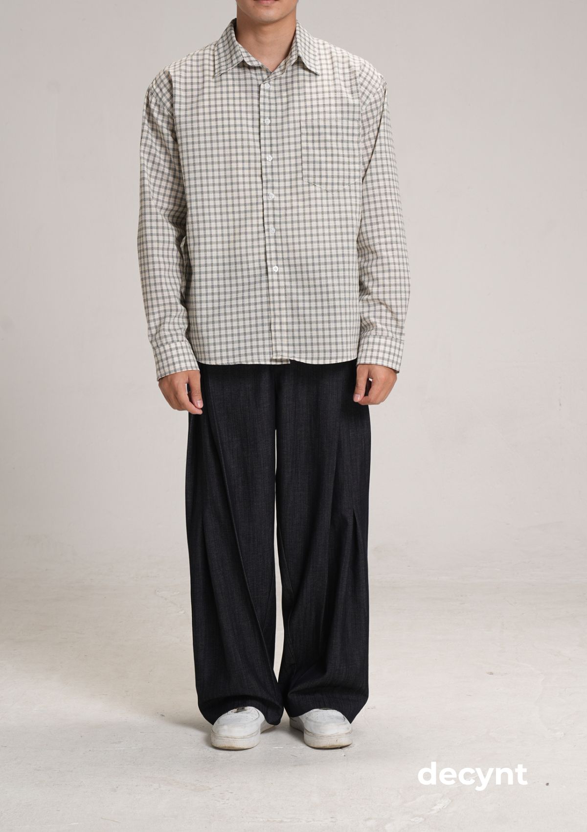 decynt Shirt 02 - Áo sơ mi caro dài tay chất liệu xốp_thumbnail_13