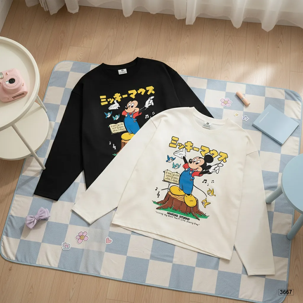 Áo thun boxy tay dài hoạt hình Chuột Miucho 3667_thumbnail_6