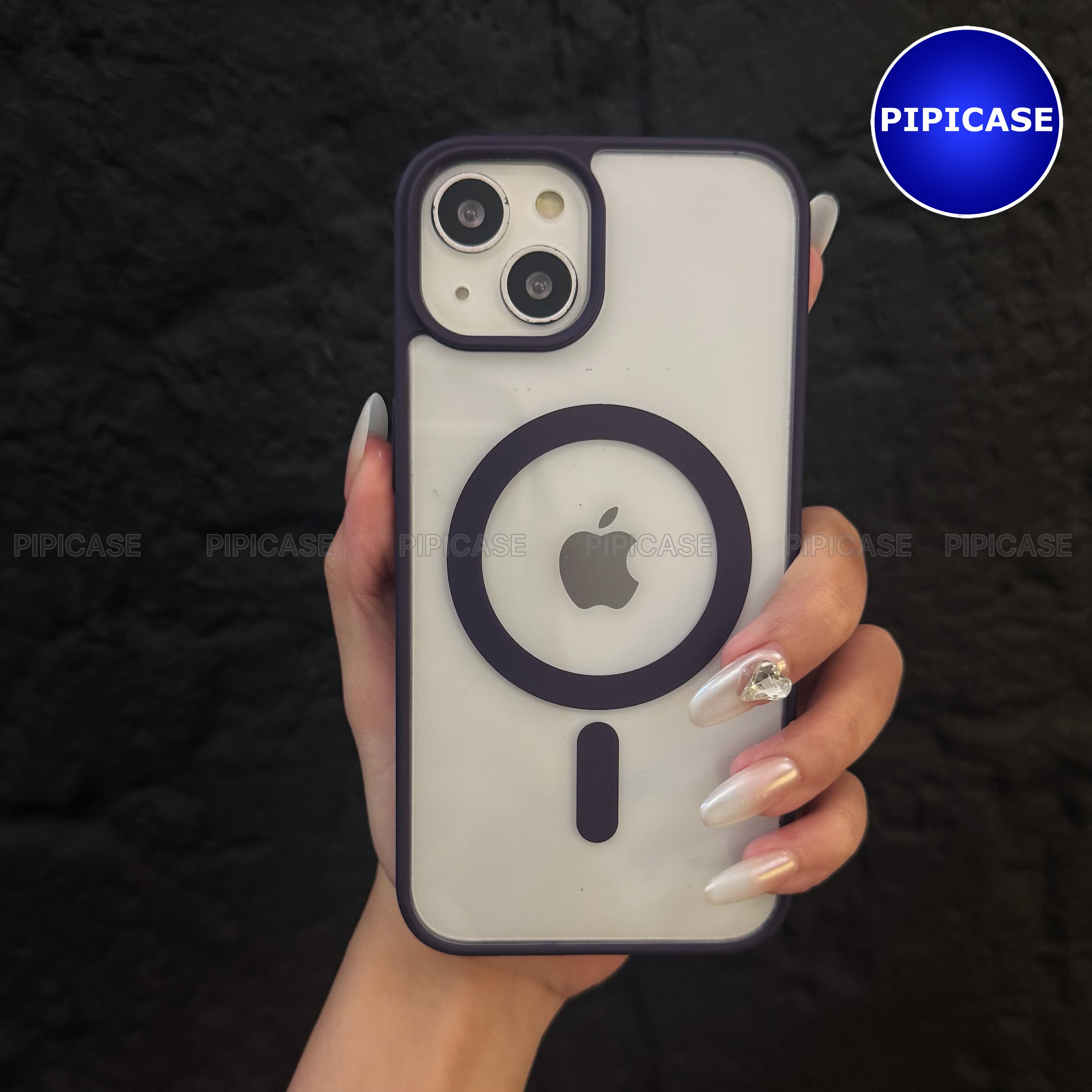 Ốp Lưng iPhone 15 - Chic - Tím