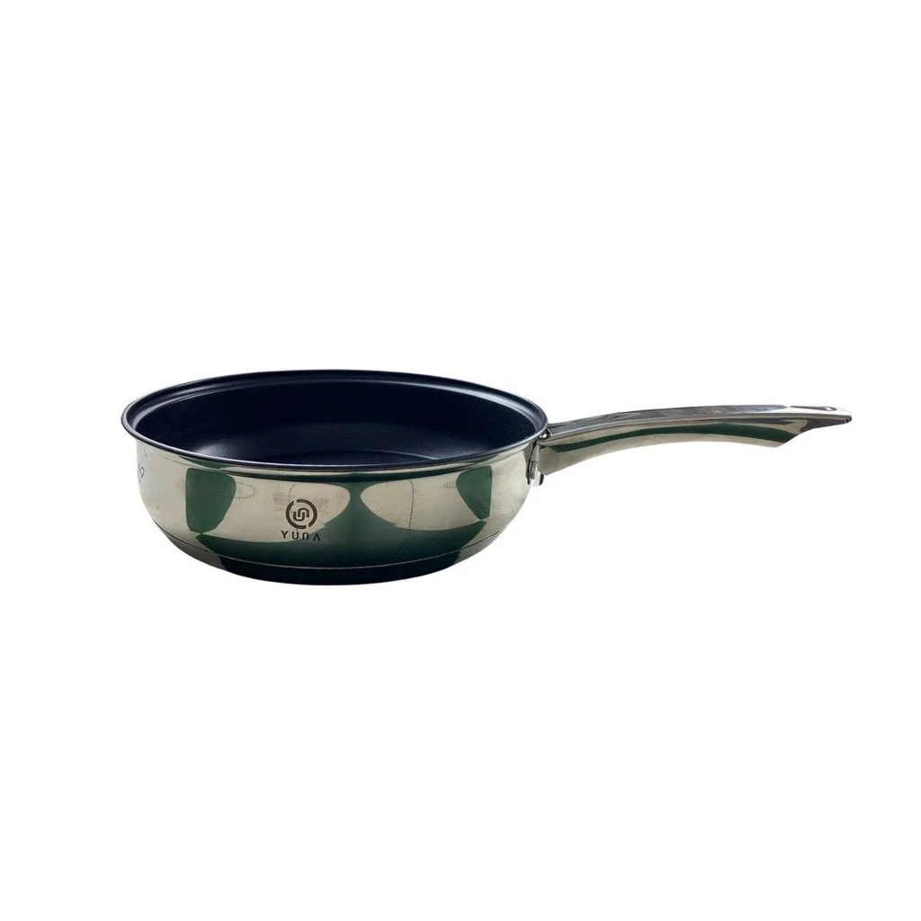 Chảo Inox Chống Dính Đa Năng Đáy 5 Lớp Size 24CM Siêu Dày (dùng được trên mọi loại bếp)_thumbnail_3