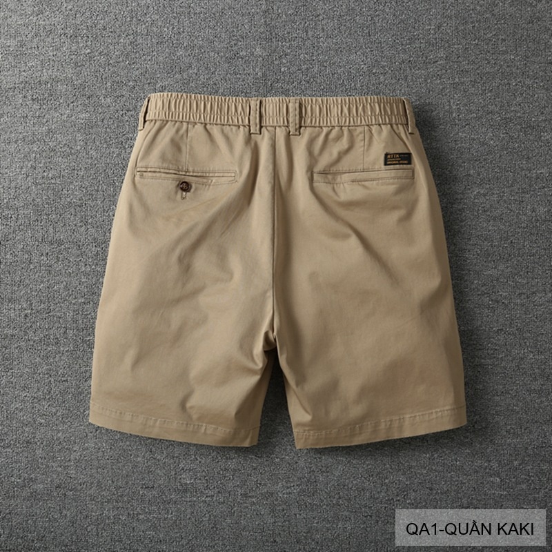 QA1 - Quần short nam ống rộng co giãn, chất cotton thoáng mát, phong cách Nhật Bản mùa hè_thumbnail_16