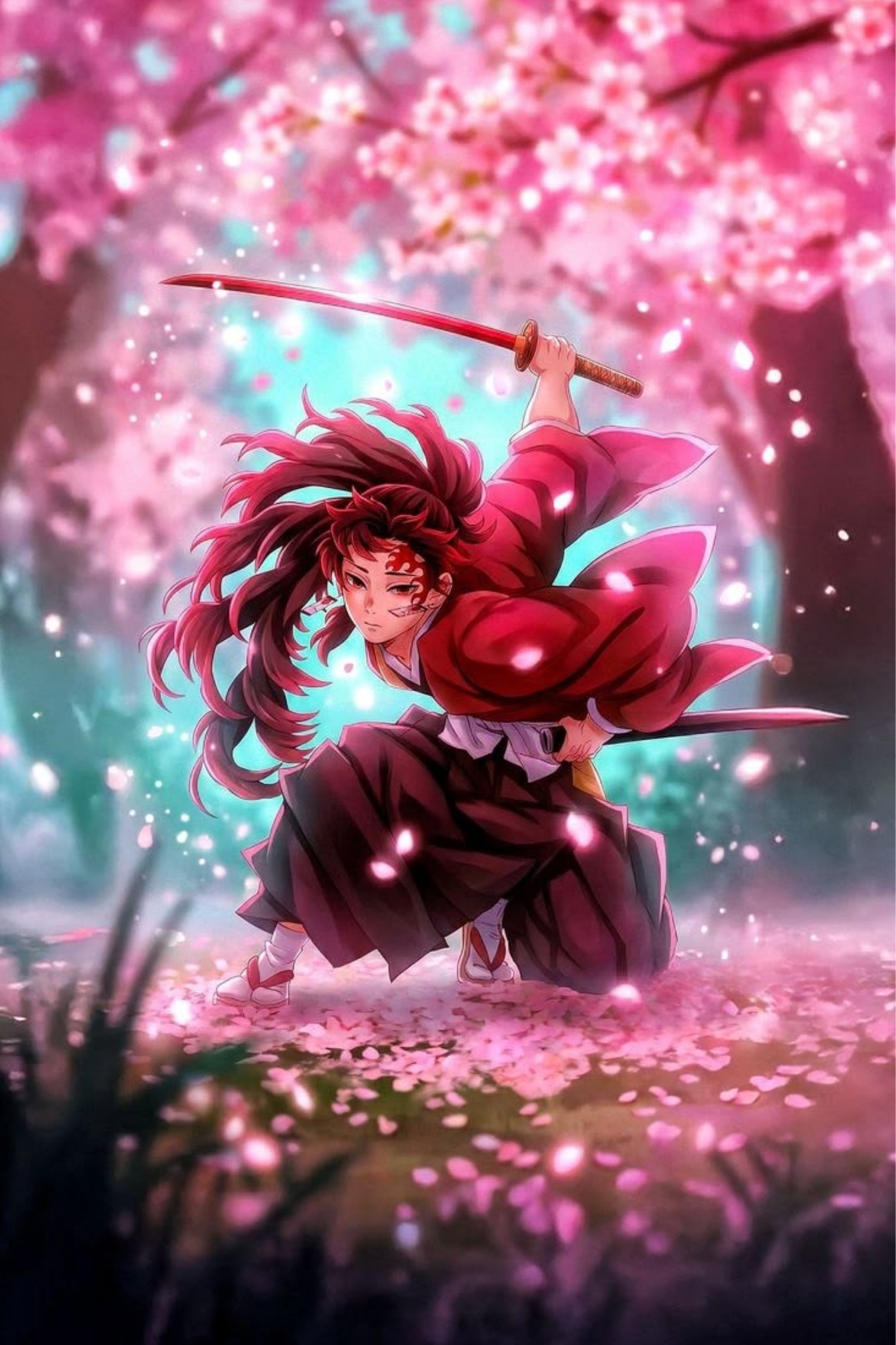 Yoriichi Tsugikuni Sakura Blade — ANM-DS-249