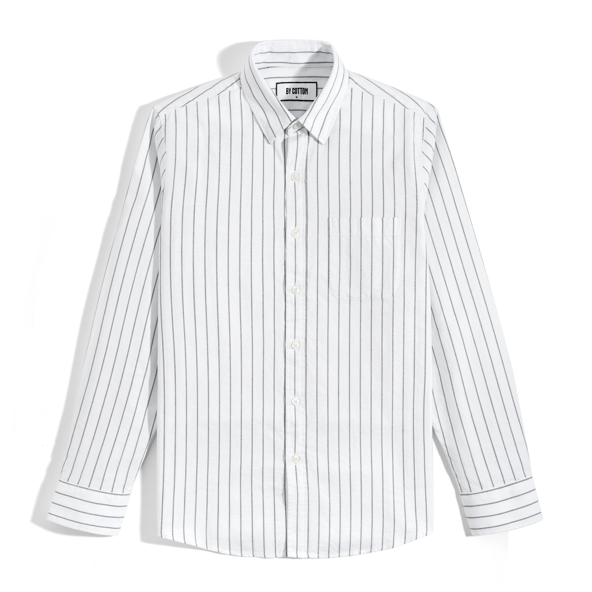 Áo Sơ Mi Nam By Cotton Oxford Sọc 1124