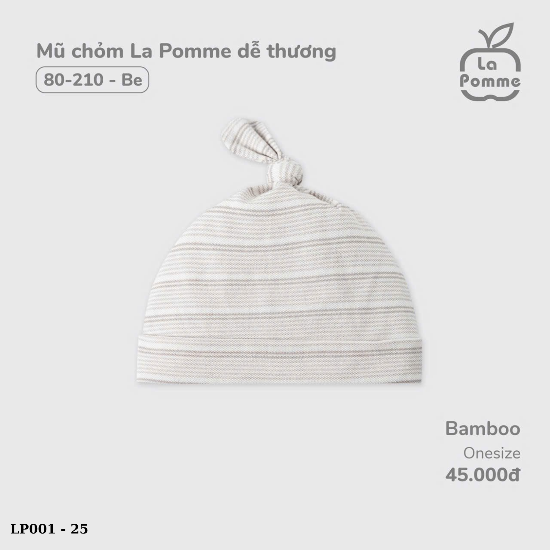 Nón sơ sinh La Pomme (new)_thumbnail_5