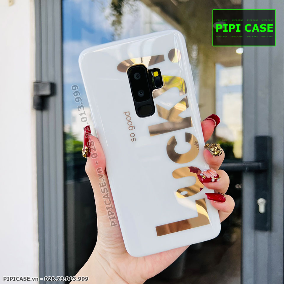 Ốp Lưng Samsung S9 Plus 5G - Lucky - Trắng
