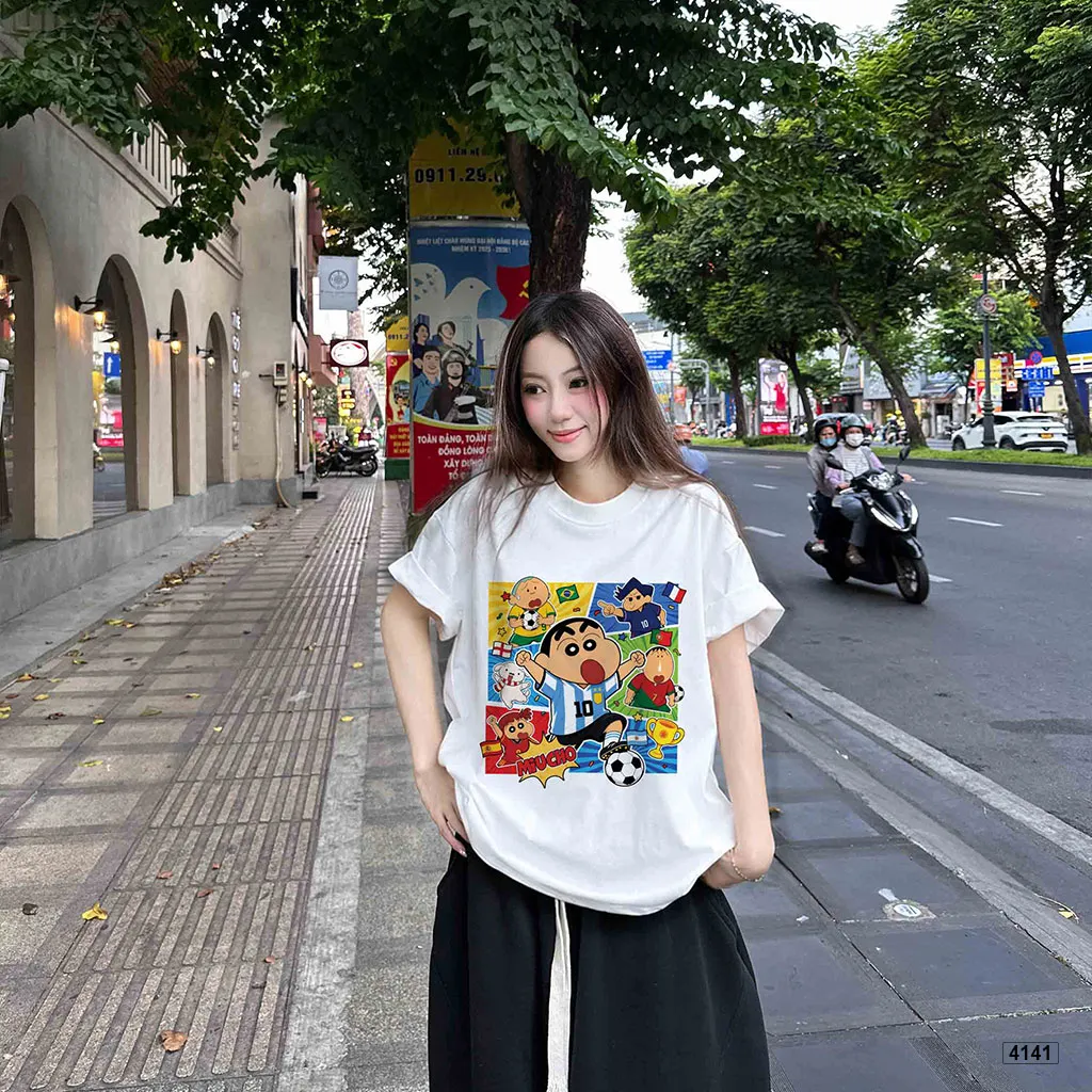Áo thun boxy unisex thể thao Miucho 4141_thumbnail_4