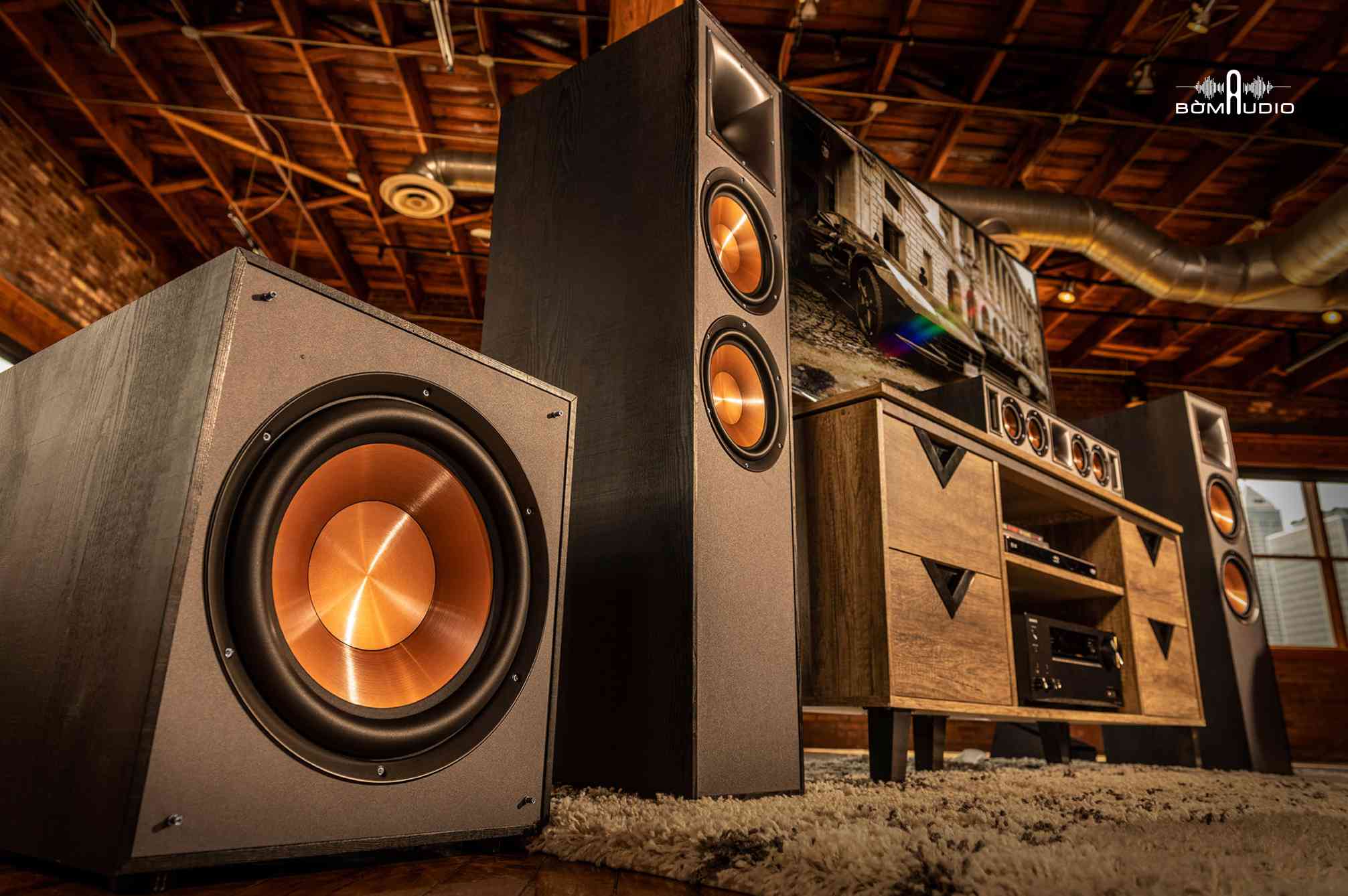 LOA SUB ĐIỆN KLIPSCH R-100SW - Bờm audio