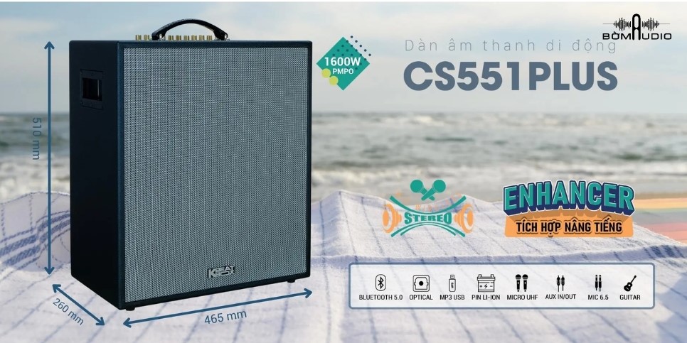 Đánh giá chất lượng của loa karaoke di động Acnos CS551 Plus
