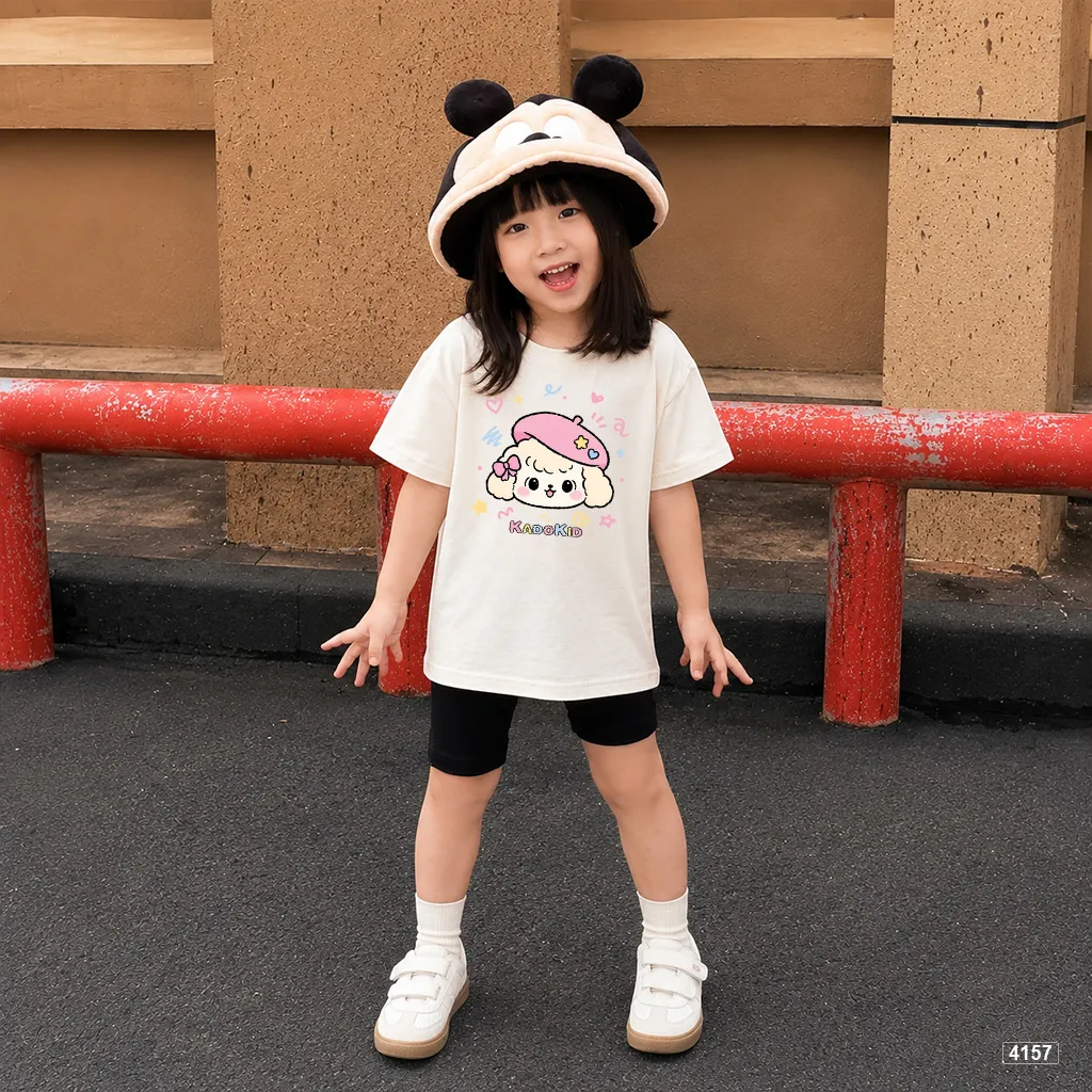 Áo thun trẻ em cartoon cún con đáng yêu Kado 4157_thumbnail_2
