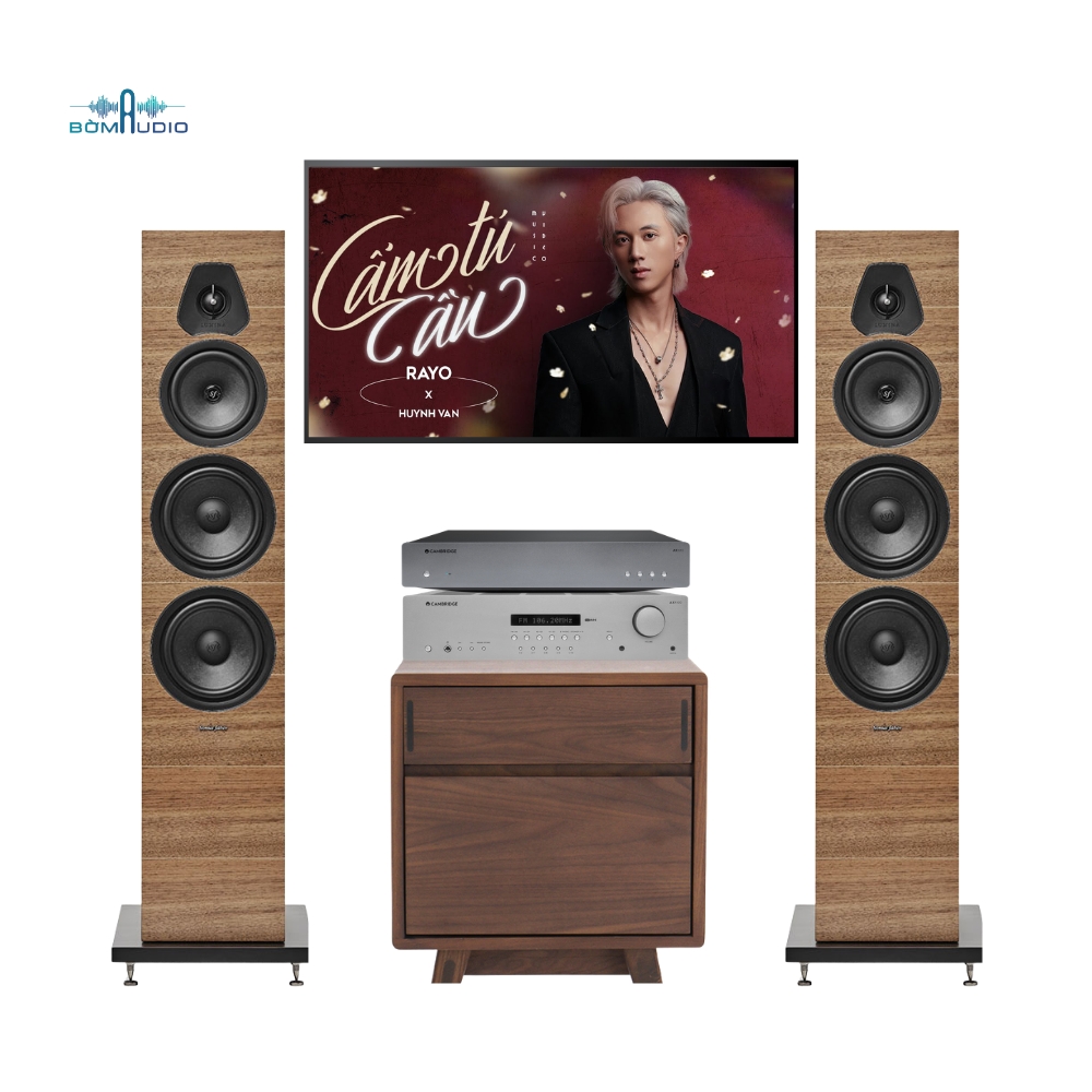 Combo Amply CAMBRIDGE AUDIO AXR100 + Network Player CAMBRIDGE AXN 10 + Loa Cột SONUS FABER LUMINA V – CS2_thumbnail_2